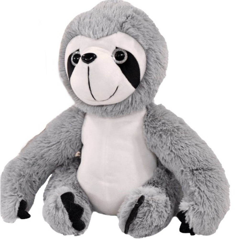 NWT BJ Toy Co. Grey Shadow Sloth